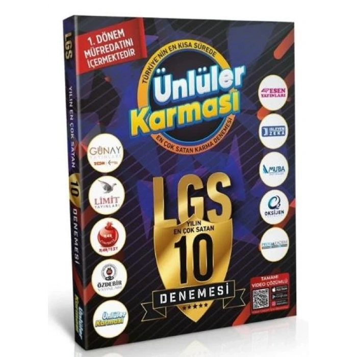 LGS 1.Dönem 10 Farklı Yayın 10 Deneme