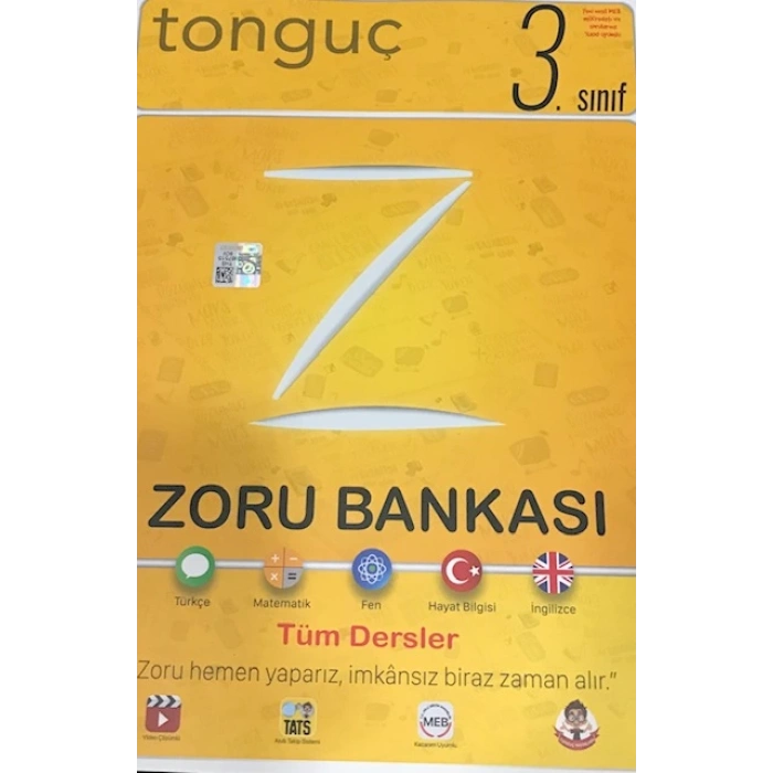 3. Sınıf Tüm Dersler Zoru Bankası