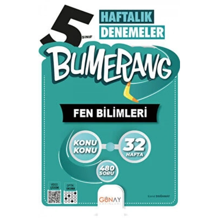 5 Bumerang 32 Haftalık Fen Deneme