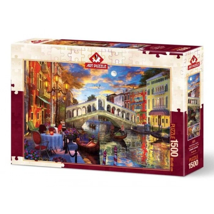 Rialto Köprüsü Venedik 1500 Parça Puzzle