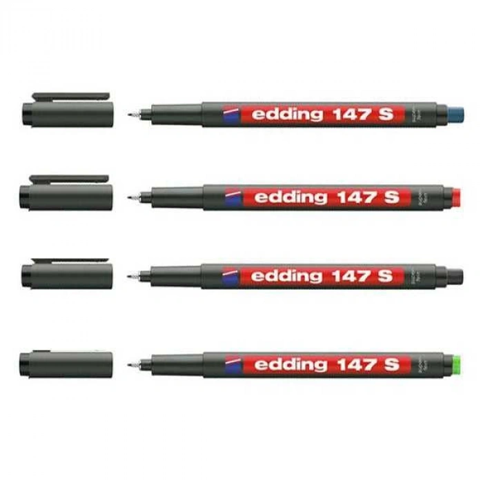 Edding Çok Amaçlı Asetat Kalemi Silgili 147S