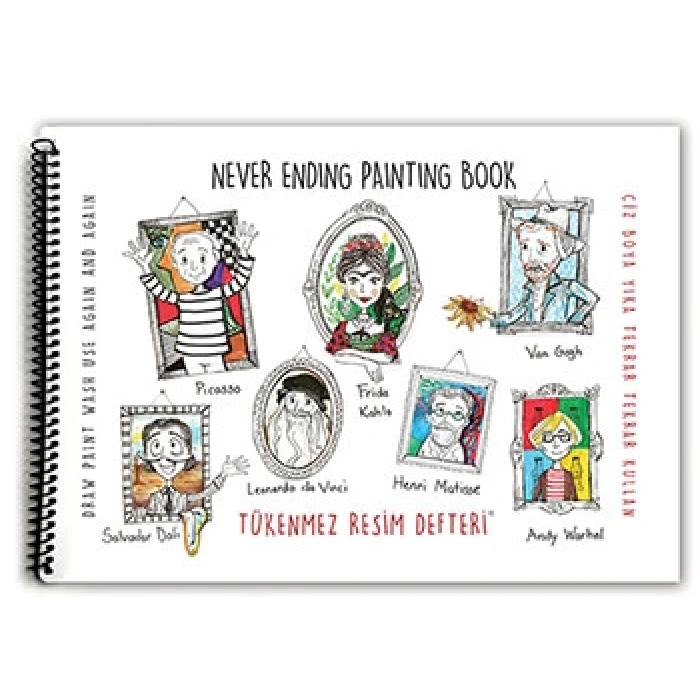 Funny Mat Tükenmez Resim Defteri 4