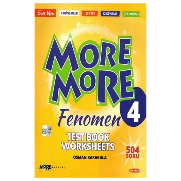 4. Sınıf More More Worksheets Test Book