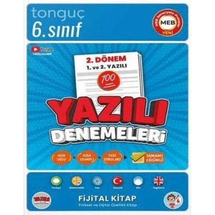 6. Sınıf Yazılı Denemeleri 2. Dönem 1 ve 2. Yazılı