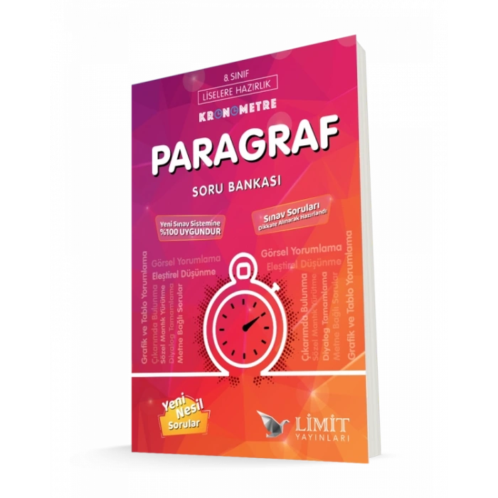 8. Sınıf LGS Kronometre Paragraf Soru Bankası Limit Yayınları