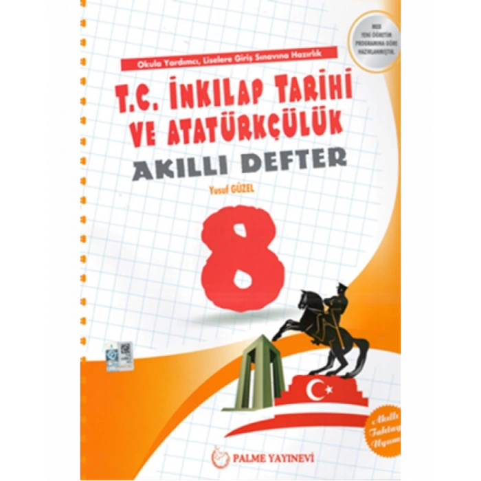 8. Sınıf LGS T.C. İnkılap Tarihi ve Atatürkçülük Akıllı Defter