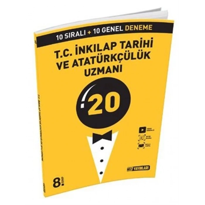 8. Sınıf LGS T.C. İnkılap Tarihi ve Atatürkçülük Uzmanı 20 Deneme