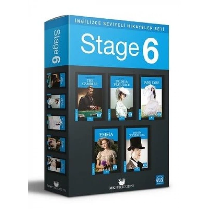 İngilizce Hikaye Seti - Stage 6 - 5 Kitap Takım