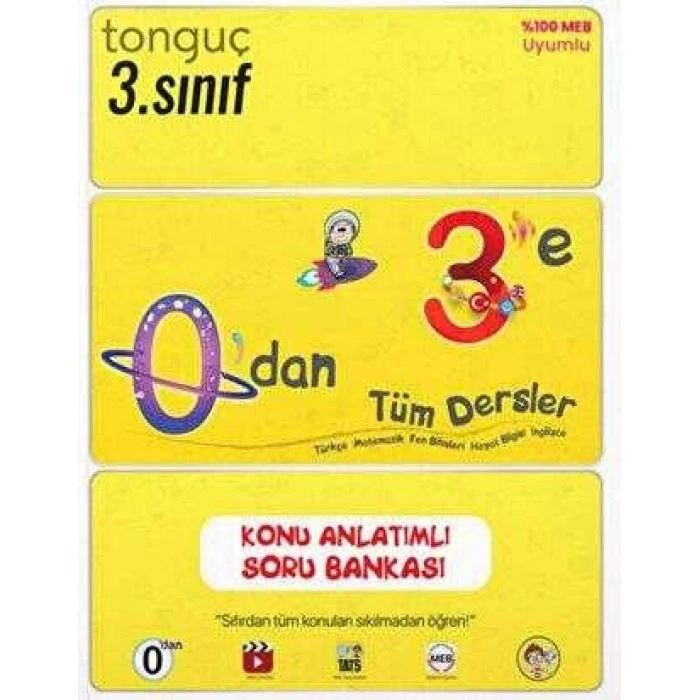 0dan 3e Tüm Dersler Konu Anlatımlı Soru Bankası