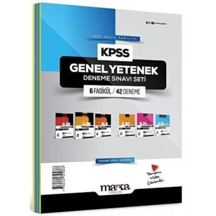 2025 KPSS Genel Yetenek Deneme Sınavı Seti 6 Fasikül 42 Deneme