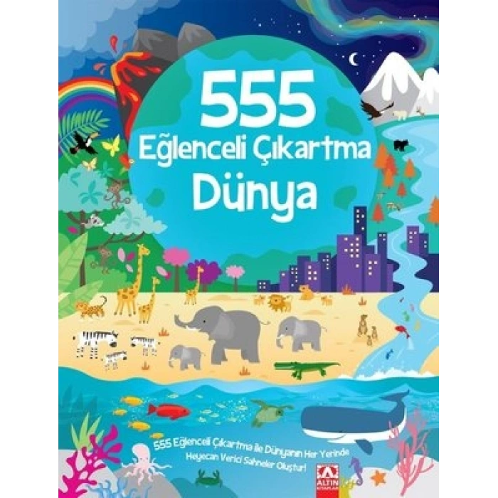 555 Eğlenceli Çıkartma Dünya