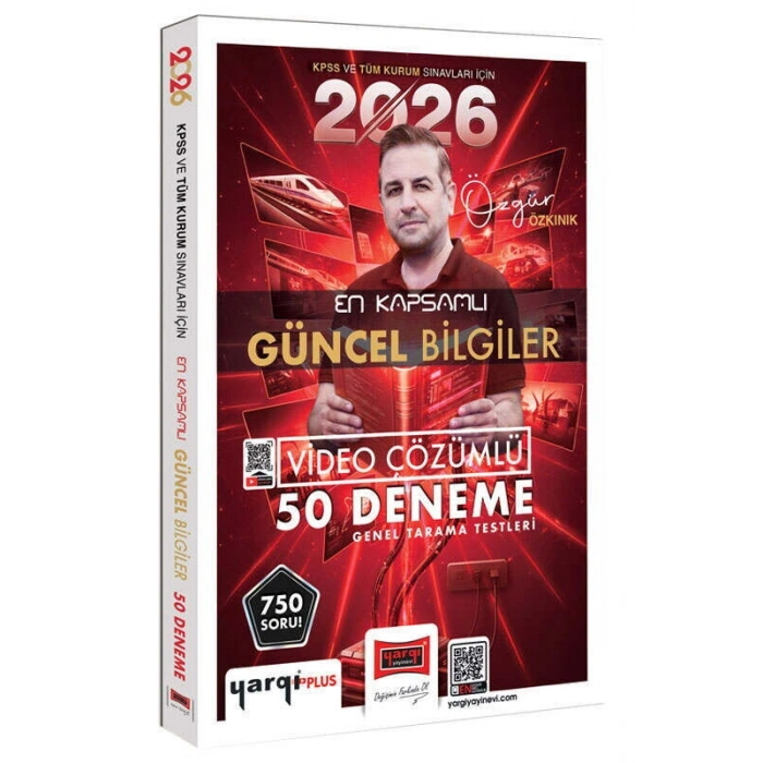 2026 KPSS En Kapsamlı Güncel Bilgiler 50 Deneme Çözümlü Yargı Yayınları