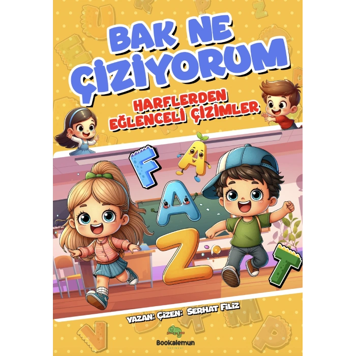 Bak Ne Çiziyorum - Harflerden Eğlenceli Çizimler
