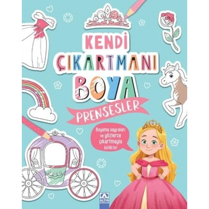Kendi Çıkartmanı Boya Prensesler