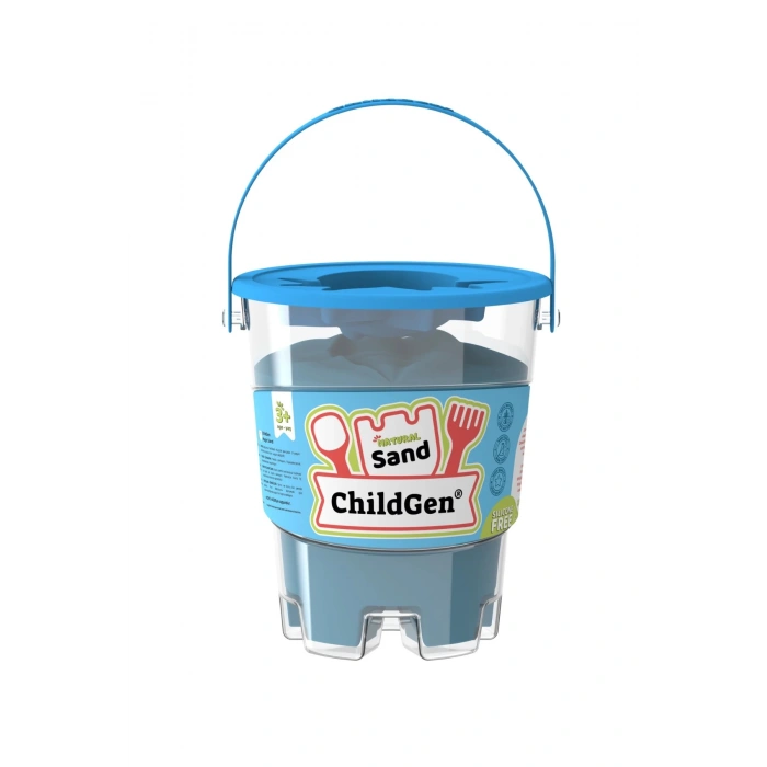 Kinetik Kum 500 Gram - Mavi - Kova