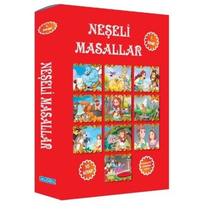Neşeli Masallar 1. Sinif 10 Kitap