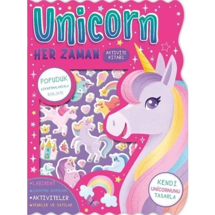 Unicorn Her Zaman – Çıkartmalı Aktivite Kitabı