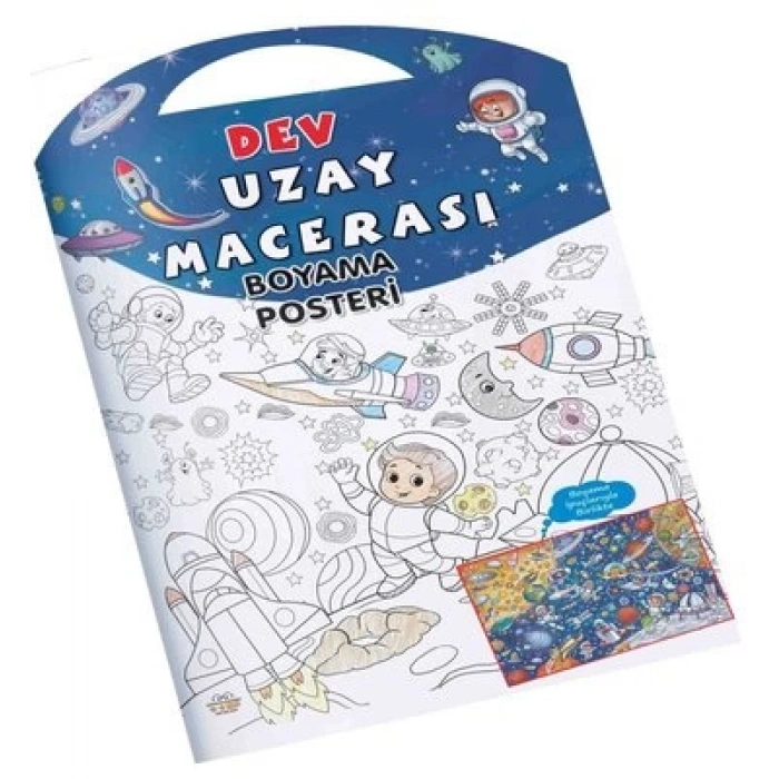 Uzay Macerasi - Dev Boyama Posteri