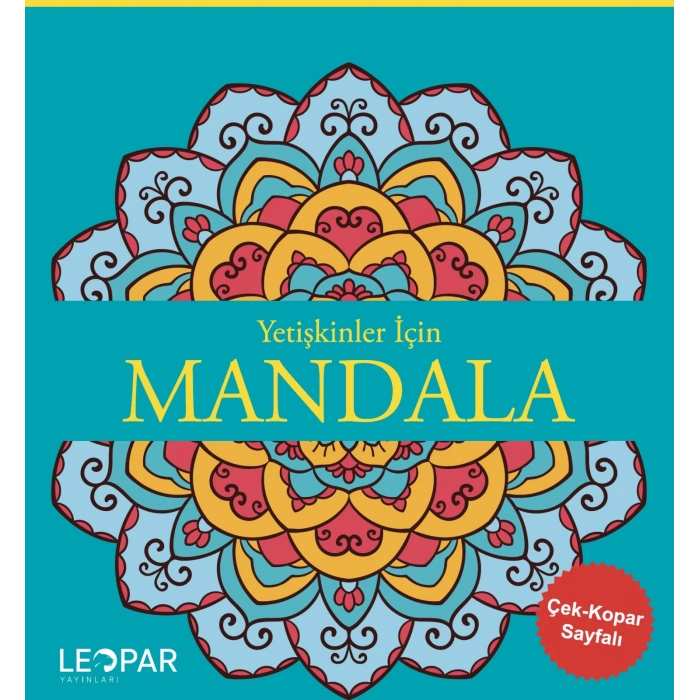 Yetişkinler İçin Mandala - Mavi