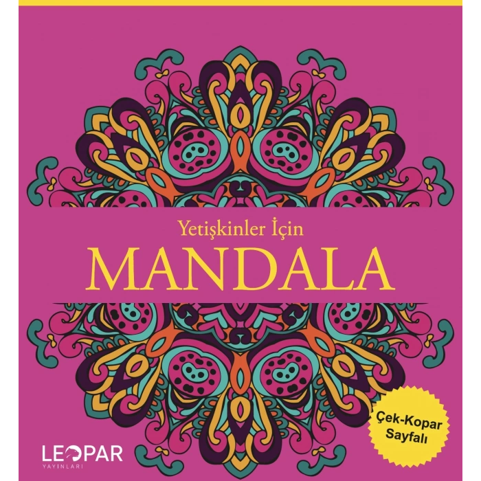 Yetişkinler İçin Mandala - Pembe
