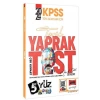 Yargı Kpss Gk Tarih 5Yüz Yaprak Test-2024