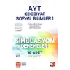 3D Yayınları Ayt Edebiyat Sosyal1 Simülasyon Denemeleri 10