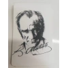 Atatürk İmzalı Mıknatıslı Ayraç-Fark