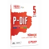 5. Sınıf Türkçe P-DİF Periyodik Ders İzleme Föyleri Puan Yayınları