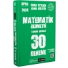 2024 KPSS Genel Kültür Genel Yetenek Matematik-Geometri 30 Deneme