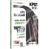 2026 KPSS Lise Ön Lisans Genel Kültür Coğrafya Çek Kopart Yaprak Test