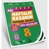 Arı Yayınları 8.Sınıf Haftalık Kazanım Fen Deneme Sınavı