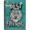 Tom and Jerry Best Friends Spiralli Defter Yeşil 80 yp. 17*24