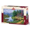 Göl Köy 1500 Parça Puzzle