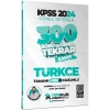 2024 KPSS Genel Yetenek Türkçe 300 Soruda