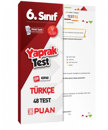 6. Sınıf Türkçe Yaprak Test