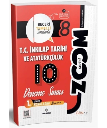 8 Zoom İnkilap 10 Deneme 1.Dönem