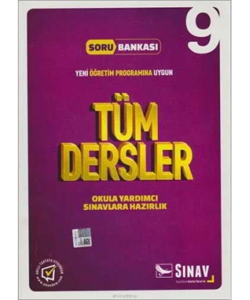 9. Sınıf Tüm Dersler Çözümlü Soru Bankası
