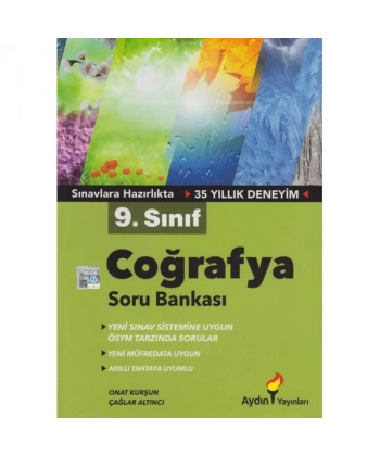 9. Sınıf Coğrafya Soru Bankası Aydın Yayınları