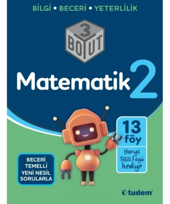 2. Sınıf Matematik 3 Boyut 13 Föy Tudem Yayınları