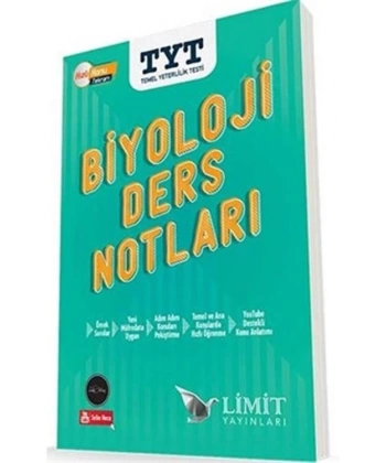 TYT Biyoloji Ders Notları Limit Yayınları