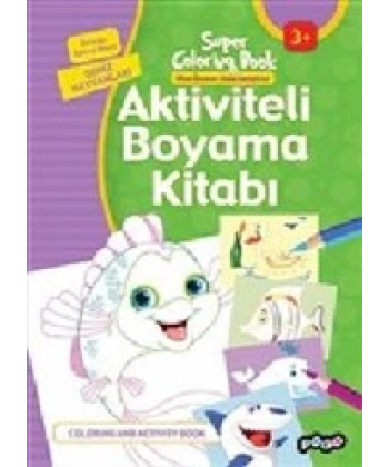 Aktiviteli Boyama Kitabı Deniz Hayvanları