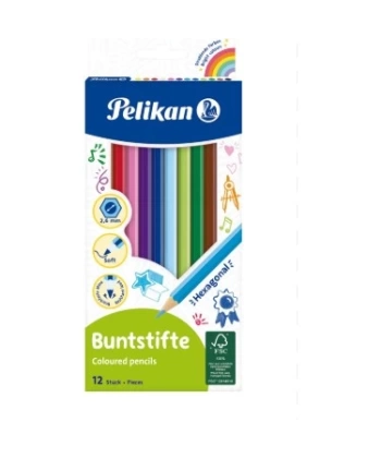 Pelikan 12li Kuru Boya