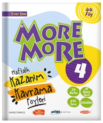 4. Sınıf More and More English Haftalık Kazanım Kavrama Föyleri