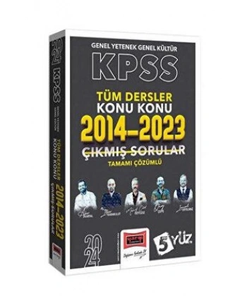 Yargı Kpss Gygk Tüm Ders 5Yüz Konu Konu Çikm- 2024