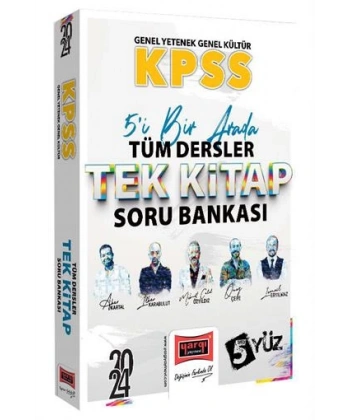 Yargı Kpss Gy Gk 5Yüz Tüm Dersler Soru Bank-2024