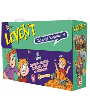 Levent Türkiyeyi Geziyorum - 4 (5 Kitap Takım)