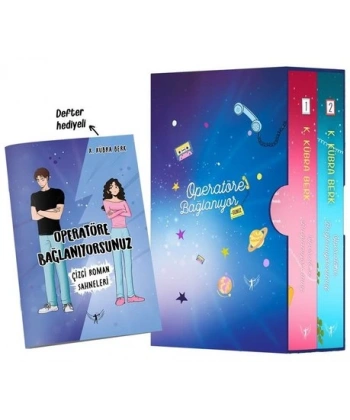Operatöre Bağlanıyorsunuz 1-2 (Yan Boyamalı Ciltli Kutulu Set)