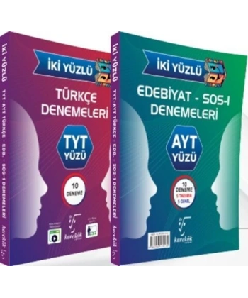 İki Yüzlü Tyt-Ayt Türkçe- Edebiyat Denemeleri