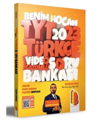 2023 YKS TYT Türkçe Soru Bankası Video Çözümlü Benim Hocam Yayınları