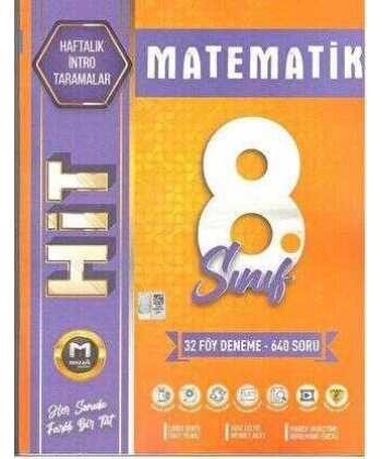 8.Sınıf Mozaik Hit 32li Deneme Matematik - 2024